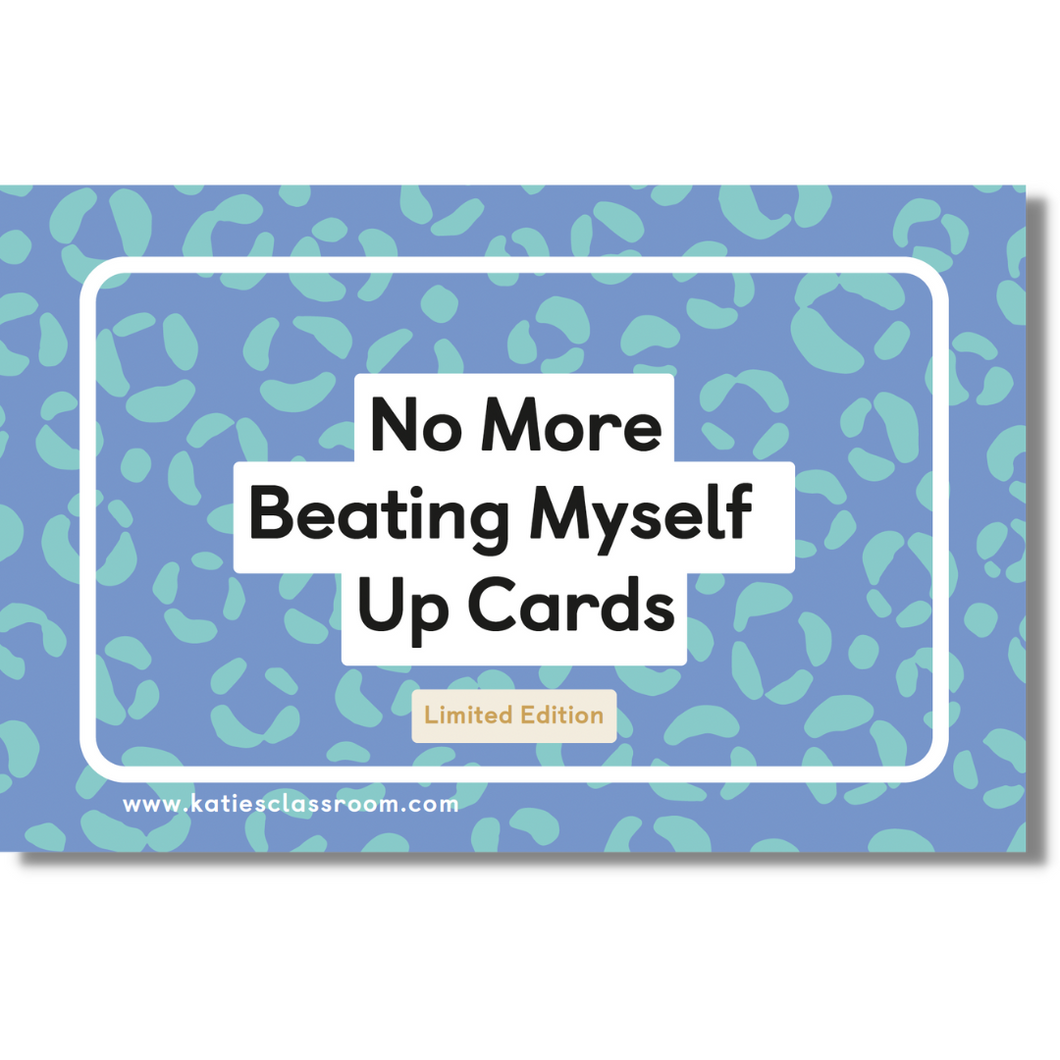 No More Beating Myself Up Cards